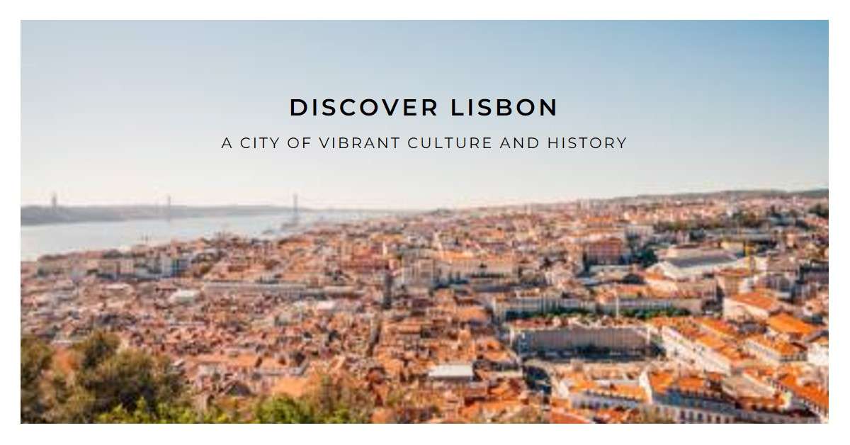 Visit Lisbon, Portugal in September