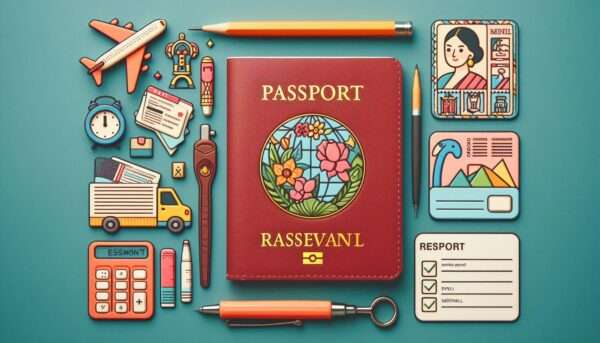 Illustration of Passport Renewal Fee For Expats