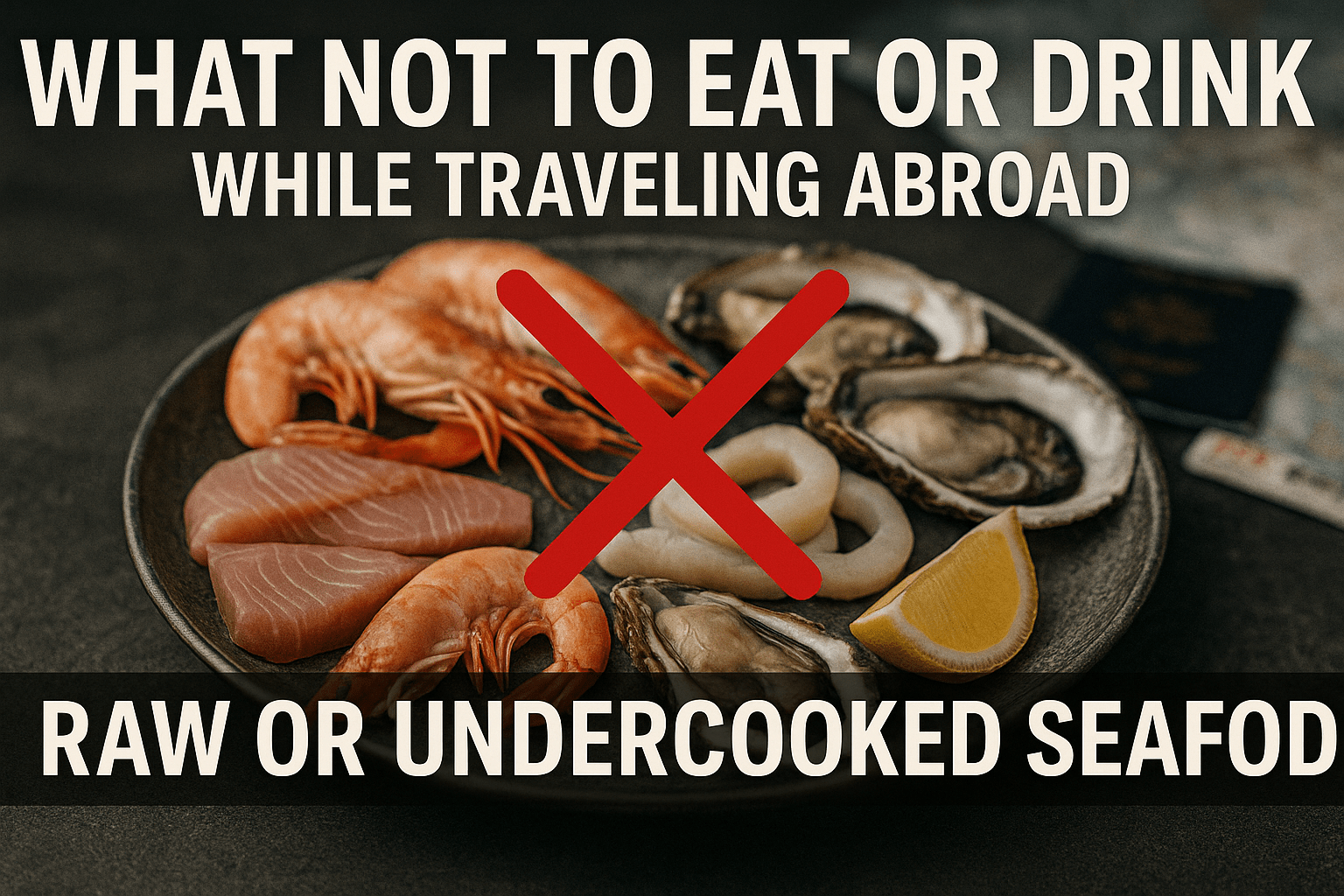 Fruits de mer crus ou non cuits