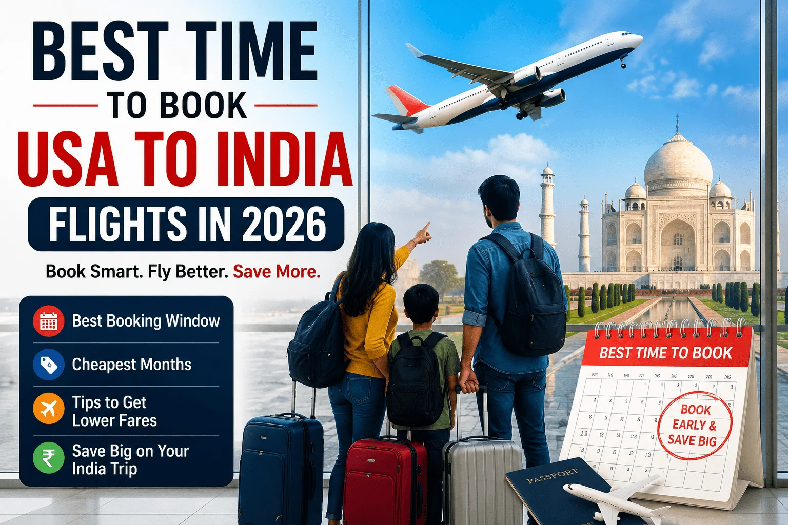 Best Time to Book USA to India Flights